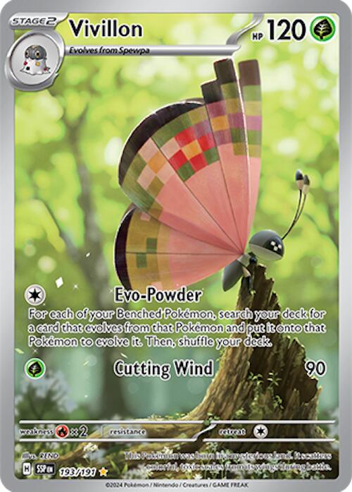 Vivillon (193/191) [Scarlet & Violet: Surging Sparks] | The Time Vault CA