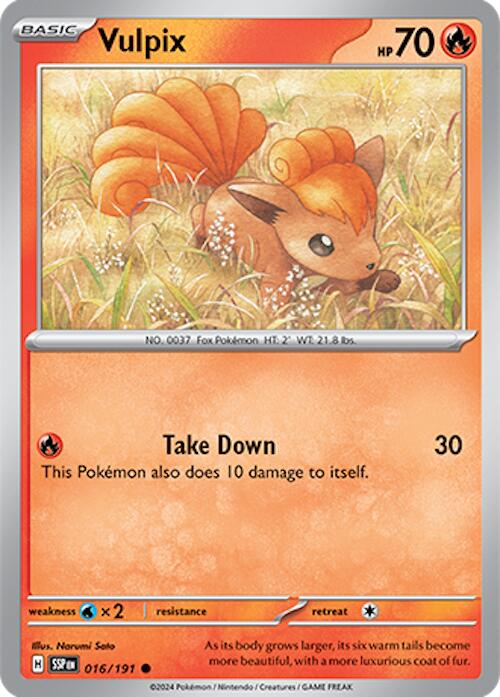 Vulpix (016/191) [Scarlet & Violet: Surging Sparks] | The Time Vault CA