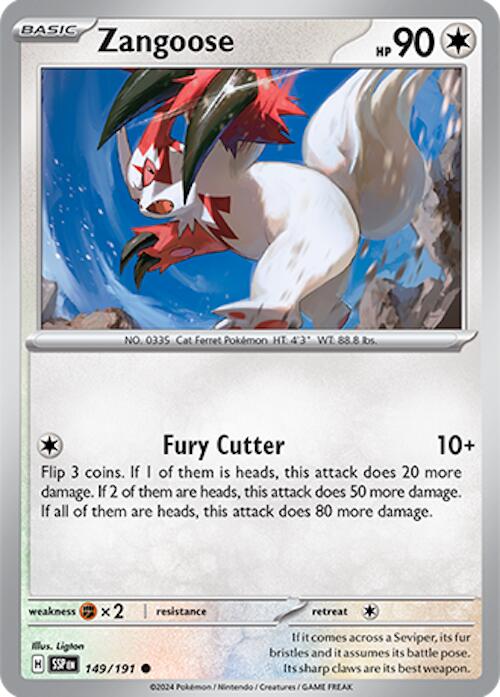 Zangoose (149/191) [Scarlet & Violet: Surging Sparks] | The Time Vault CA