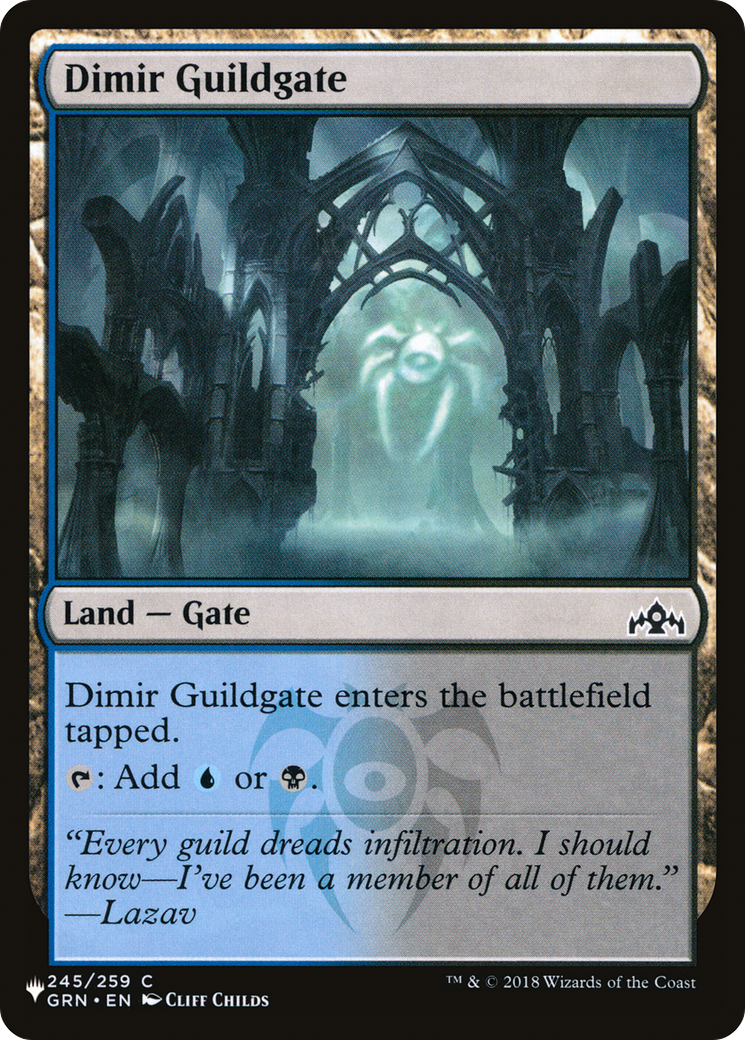 Dimir Guildgate [The List] | The Time Vault CA