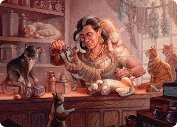 Cat Collector Art Card (1/54) [Foundations Art Series] | The Time Vault CA