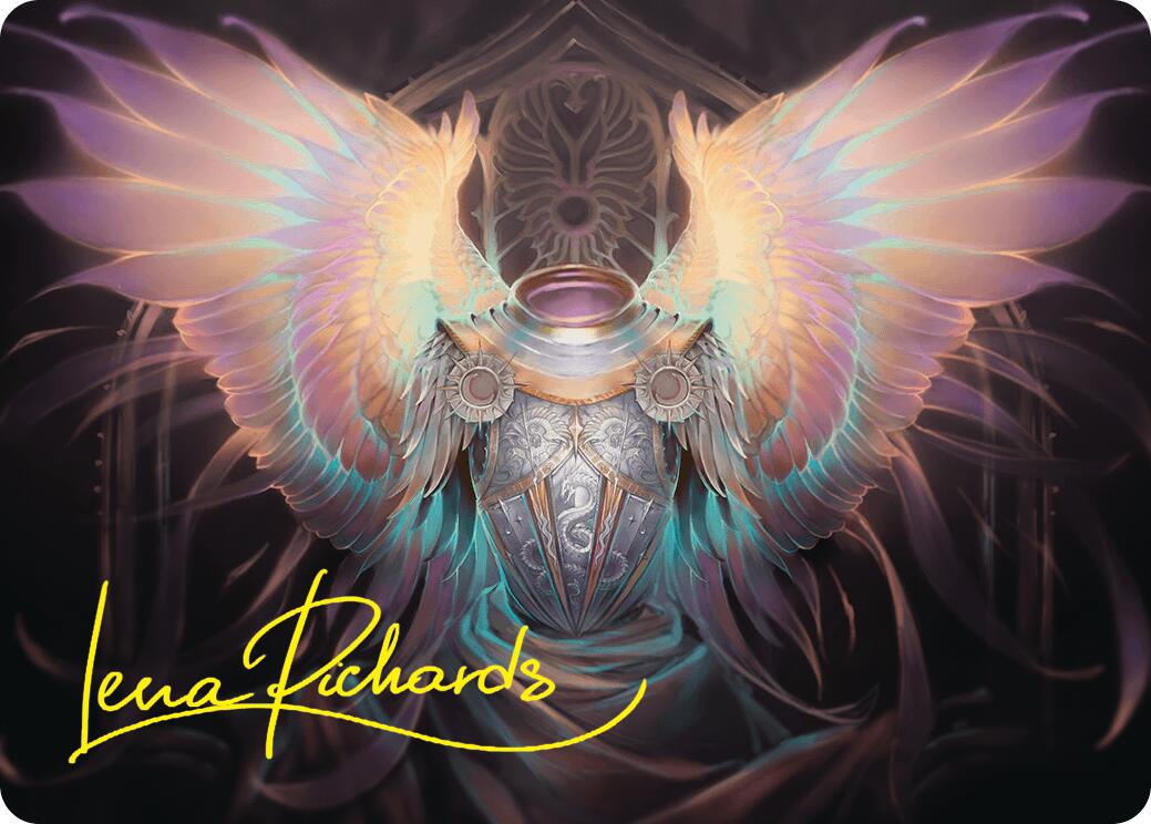 Celestial Armor Art Card (2/54) (Gold-Stamped Signature) [Foundations Art Series] | The Time Vault CA