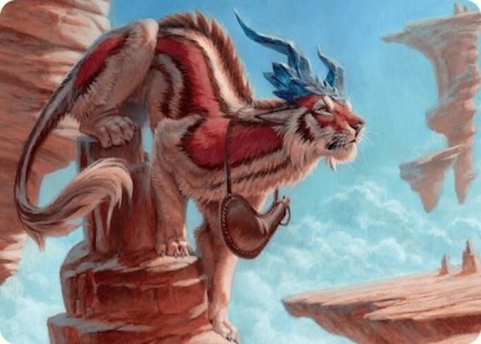 Felidar Savior Art Card (3/54) [Foundations Art Series] | The Time Vault CA