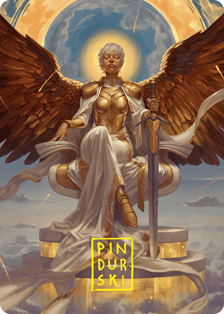 Herald of Eternal Dawn Art Card (27/54) (Gold-Stamped Signature) [Foundations Art Series] | The Time Vault CA