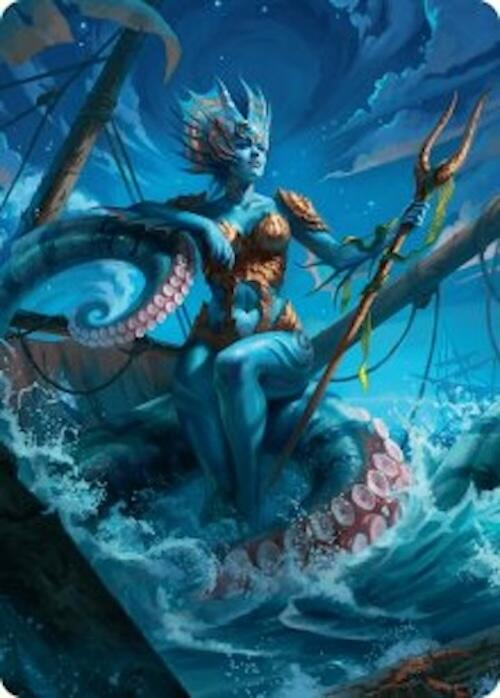 Kiora, the Rising Tide Art Card (30/54) [Foundations Art Series] | The Time Vault CA