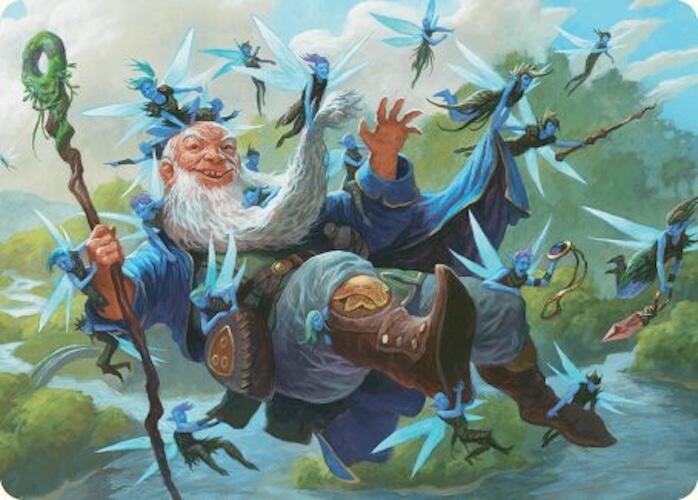 Mischievous Mystic Art Card (7/54) [Foundations Art Series] | The Time Vault CA