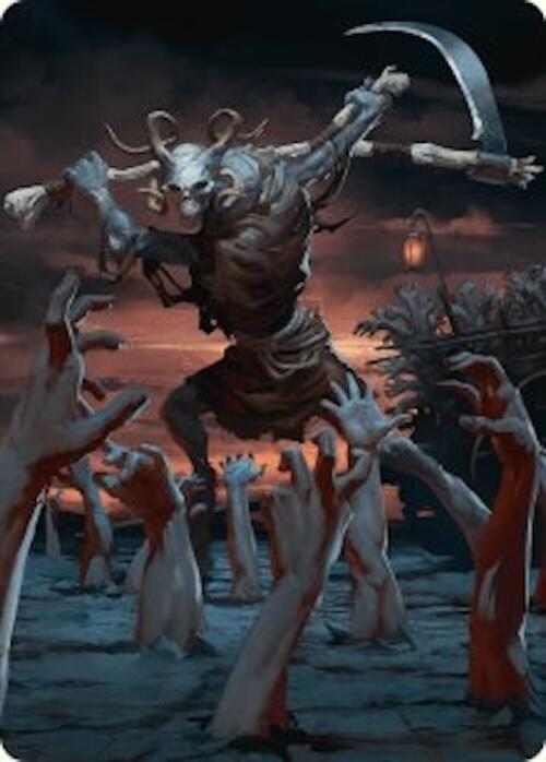 Abyssal Harvester Art Card (34/54) [Foundations Art Series] | The Time Vault CA