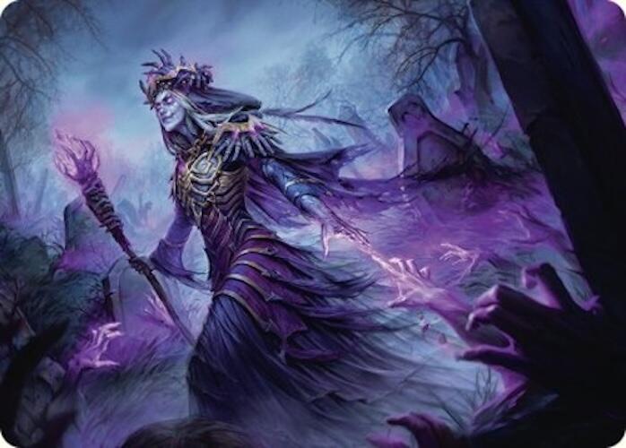 Zul Ashur, Lich Lord Art Card (10/54) [Foundations Art Series] | The Time Vault CA