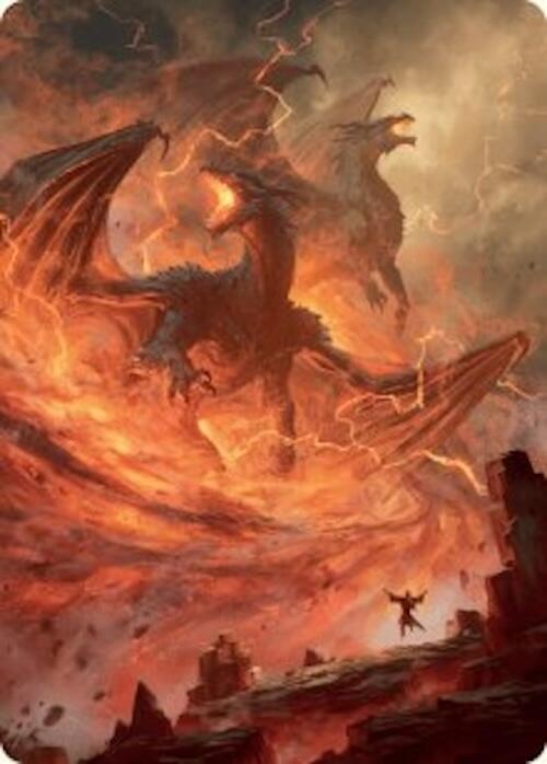 Rite of the Dragoncaller Art Card (38/54) [Foundations Art Series] | The Time Vault CA