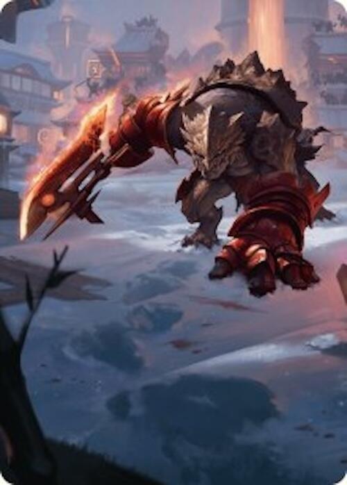 Searslicer Goblin Art Card (39/54) [Foundations Art Series] | The Time Vault CA
