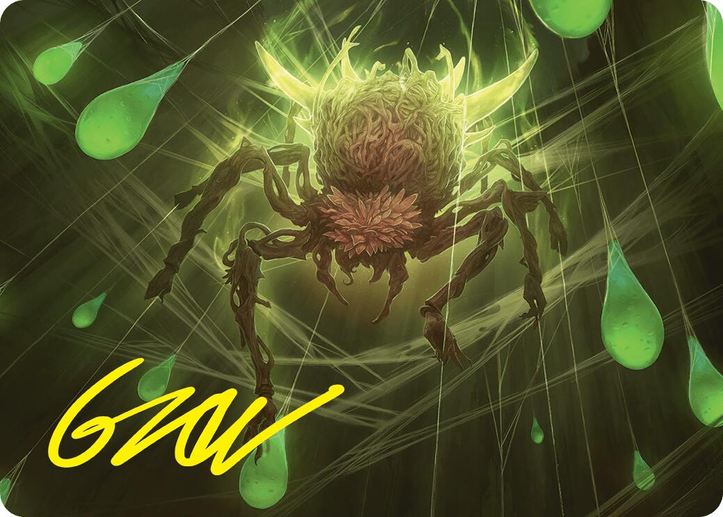 Spinner of Souls Art Card (13/54) (Gold-Stamped Signature) [Foundations Art Series] | The Time Vault CA