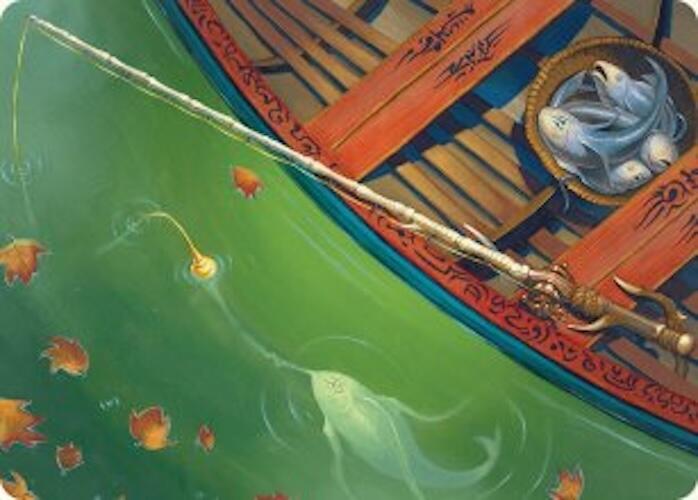 Fishing Pole Art Card (18/54) [Foundations Art Series] | The Time Vault CA