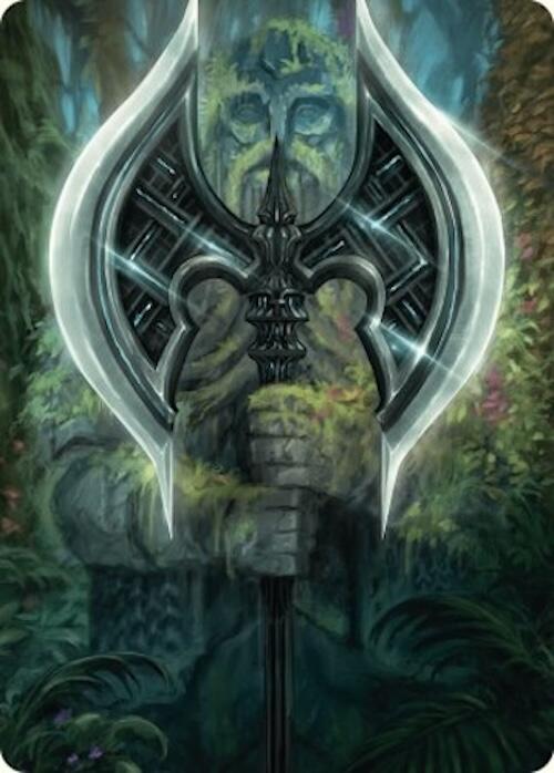 Leyline Axe Art Card (49/54) [Foundations Art Series] | The Time Vault CA