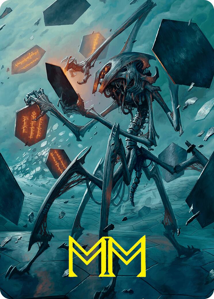 Scrawling Crawler Art Card (50/54) (Gold-Stamped Signature) [Foundations Art Series] | The Time Vault CA