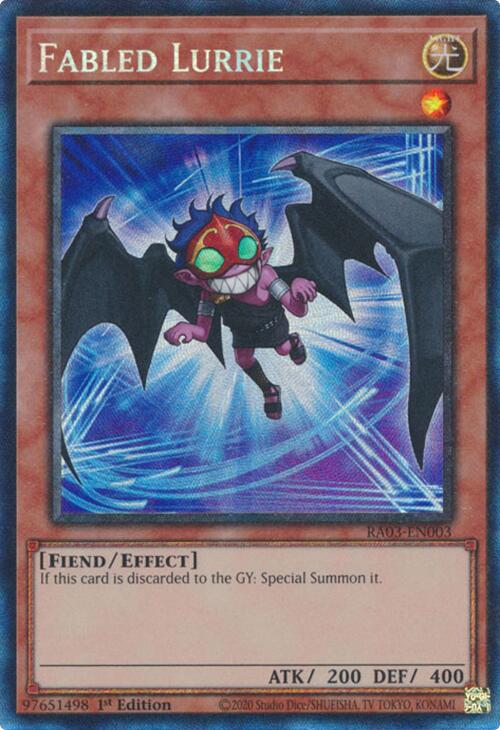 Fabled Lurrie (CR) [RA03-EN003] Prismatic Collector's Rare | The Time Vault CA