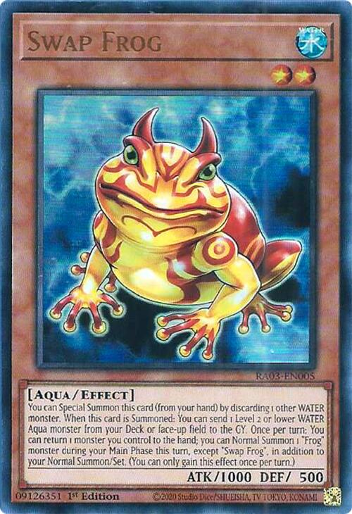 Swap Frog (UR) [RA03-EN005] Ultra Rare | The Time Vault CA