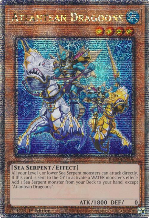 Atlantean Dragoons (Quarter Century Secret Rare) [RA03-EN006] Quarter Century Secret Rare | The Time Vault CA