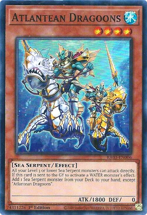 Atlantean Dragoons [RA03-EN006] Super Rare | The Time Vault CA