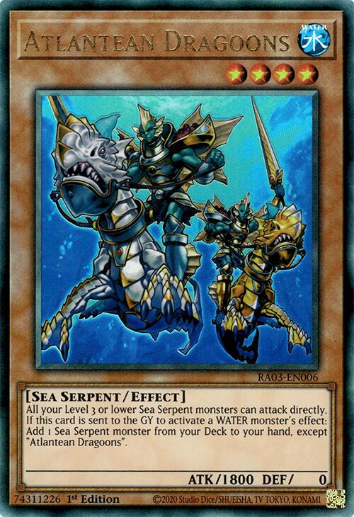 Atlantean Dragoons (UTR) [RA03-EN006] Prismatic Ultimate Rare | The Time Vault CA