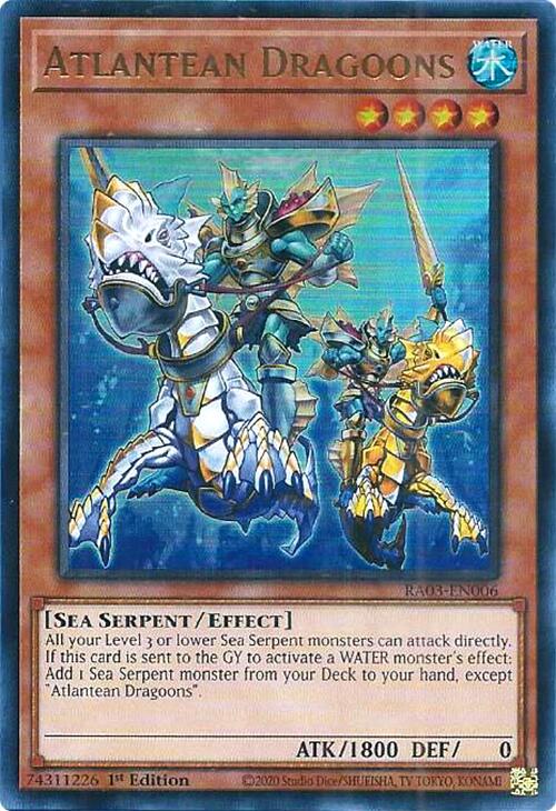 Atlantean Dragoons (UR) [RA03-EN006] Ultra Rare | The Time Vault CA