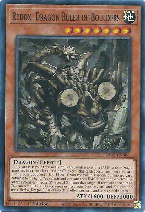 Redox, Dragon Ruler of Boulders [RA03-EN008] Super Rare | The Time Vault CA