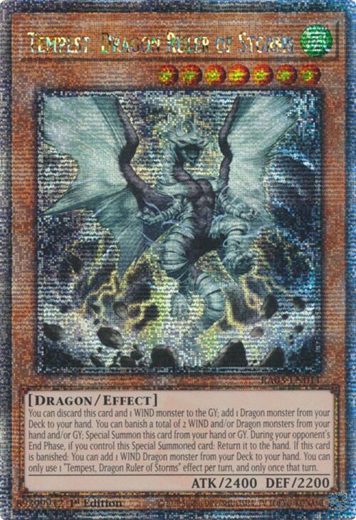 Tempest, Dragon Ruler of Storms (Quarter Century Secret Rare) [RA03-EN011] Quarter Century Secret Rare | The Time Vault CA