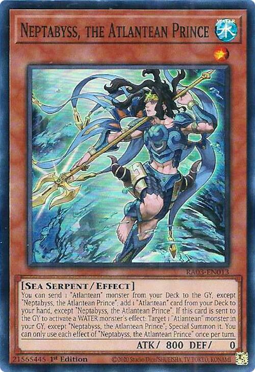 Neptabyss, the Atlantean Prince [RA03-EN013] Super Rare | The Time Vault CA