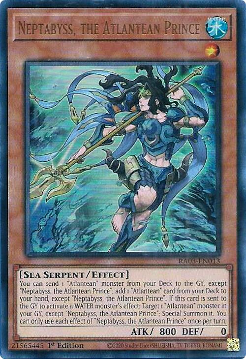 Neptabyss, the Atlantean Prince (UR) [RA03-EN013] Ultra Rare | The Time Vault CA