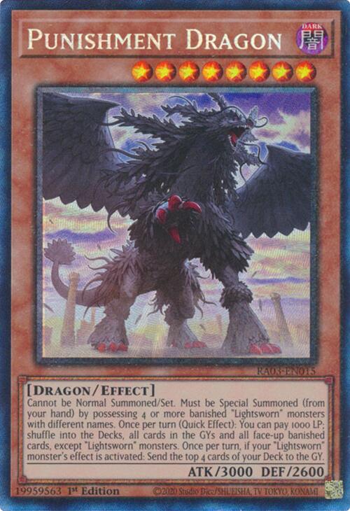 Punishment Dragon (CR) [RA03-EN015] Prismatic Collector's Rare | The Time Vault CA