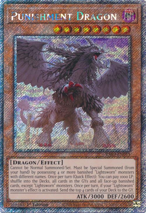 Punishment Dragon (Platinum Secret Rare) [RA03-EN015] Platinum Secret Rare | The Time Vault CA