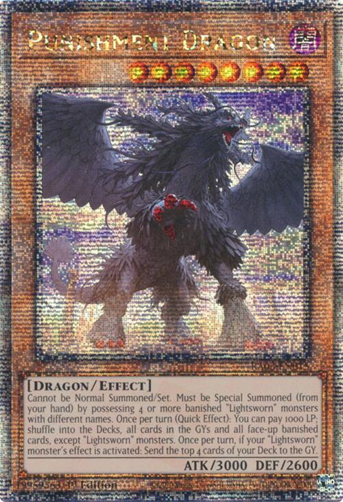 Punishment Dragon (Quarter Century Secret Rare) [RA03-EN015] Quarter Century Secret Rare | The Time Vault CA