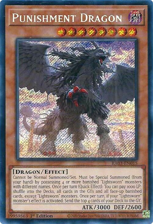 Punishment Dragon (Secret Rare) [RA03-EN015] Secret Rare | The Time Vault CA