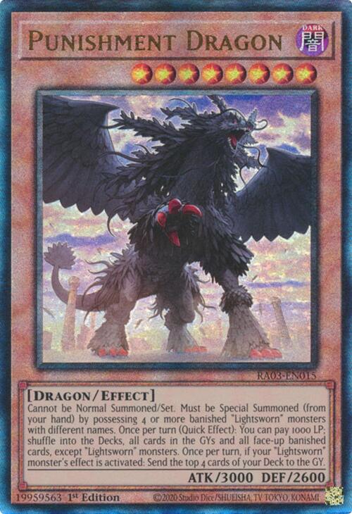 Punishment Dragon (UTR) [RA03-EN015] Prismatic Ultimate Rare | The Time Vault CA