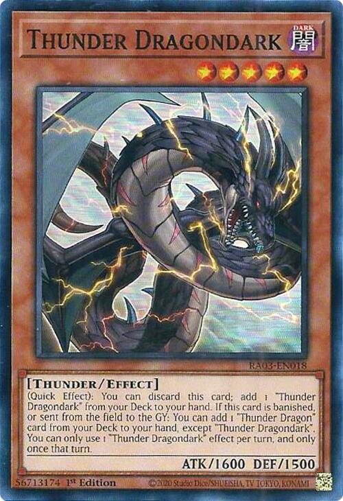 Thunder Dragondark [RA03-EN018] Super Rare | The Time Vault CA