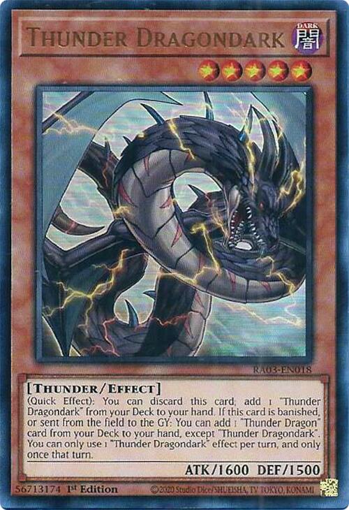 Thunder Dragondark (UR) [RA03-EN018] Ultra Rare | The Time Vault CA