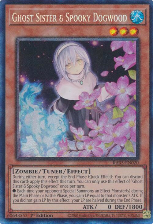 Ghost Sister & Spooky Dogwood (Alternate Art) (CR) [RA03-EN020] Prismatic Collector's Rare | The Time Vault CA