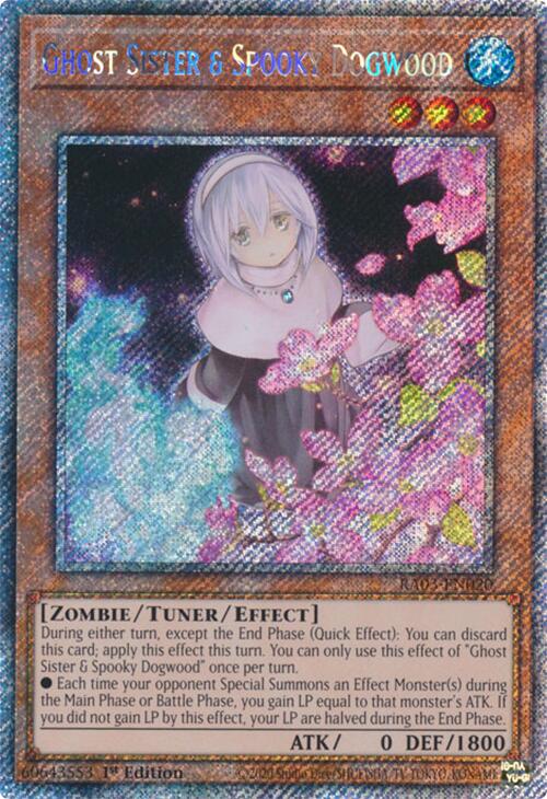 Ghost Sister & Spooky Dogwood (Platinum Secret Rare) [RA03-EN020] Platinum Secret Rare | The Time Vault CA