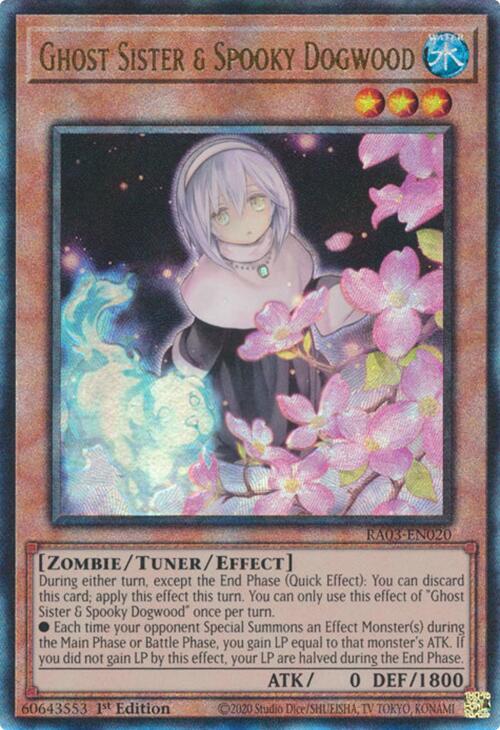 Ghost Sister & Spooky Dogwood (UTR) [RA03-EN020] Prismatic Ultimate Rare | The Time Vault CA