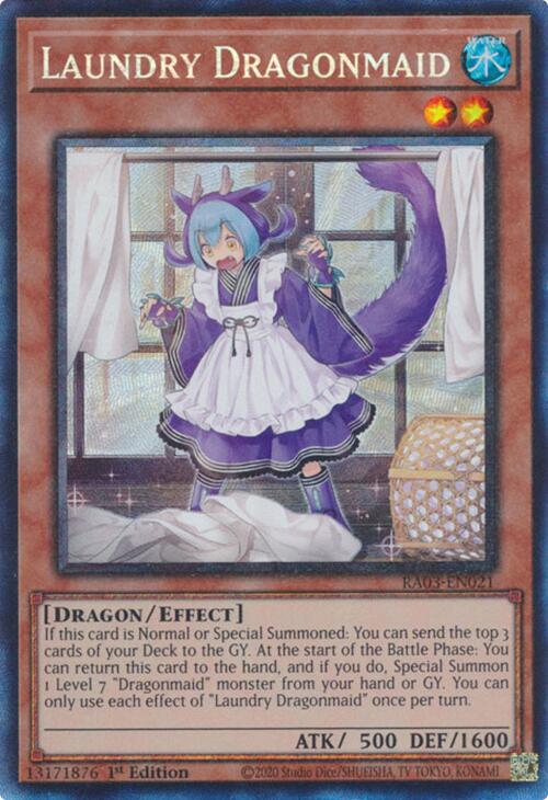 Laundry Dragonmaid (CR) [RA03-EN021] Prismatic Collector's Rare | The Time Vault CA