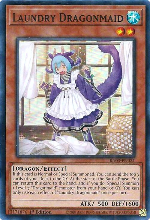 Laundry Dragonmaid [RA03-EN021] Super Rare | The Time Vault CA