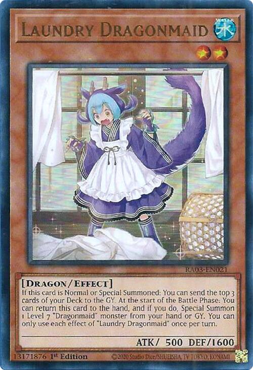 Laundry Dragonmaid (UR) [RA03-EN021] Ultra Rare | The Time Vault CA