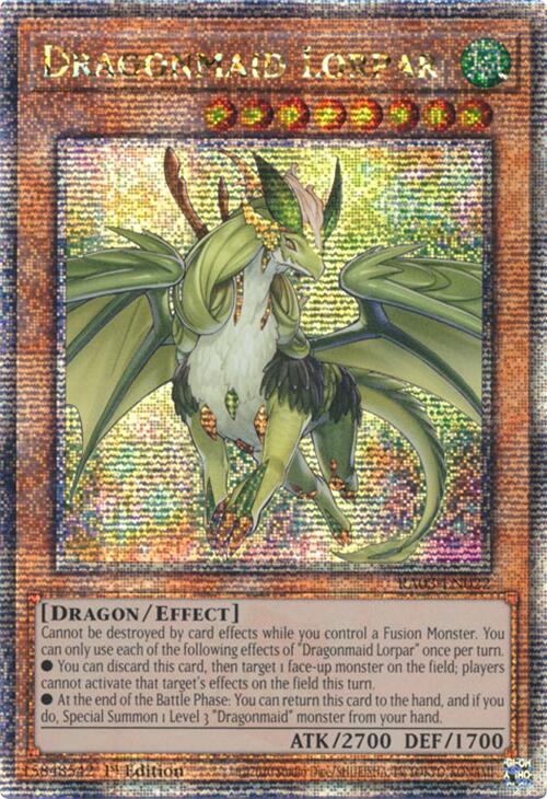 Dragonmaid Lorpar (Quarter Century Secret Rare) [RA03-EN022] Quarter Century Secret Rare | The Time Vault CA