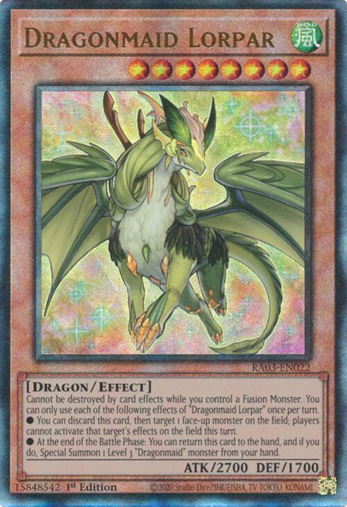 Dragonmaid Lorpar (UTR) [RA03-EN022] Prismatic Ultimate Rare | The Time Vault CA