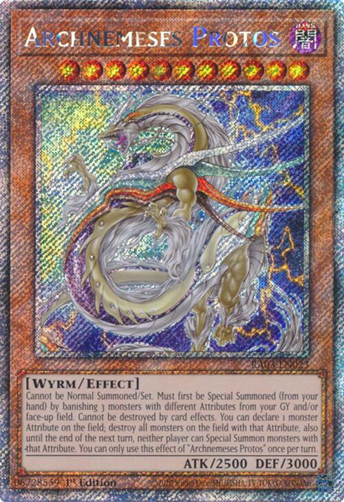 Archnemeses Protos (Platinum Secret Rare) [RA03-EN023] Platinum Secret Rare | The Time Vault CA