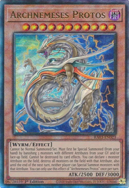 Archnemeses Protos (UTR) [RA03-EN023] Prismatic Ultimate Rare | The Time Vault CA