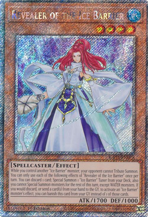 Revealer of the Ice Barrier (Platinum Secret Rare) [RA03-EN028] Platinum Secret Rare | The Time Vault CA