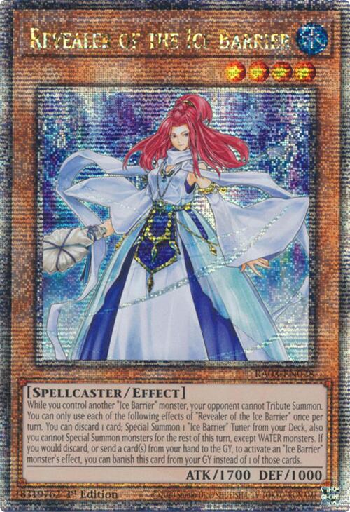 Revealer of the Ice Barrier (Quarter Century Secret Rare) [RA03-EN028] Quarter Century Secret Rare | The Time Vault CA