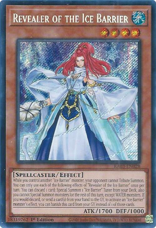 Revealer of the Ice Barrier (Secret Rare) [RA03-EN028] Secret Rare | The Time Vault CA