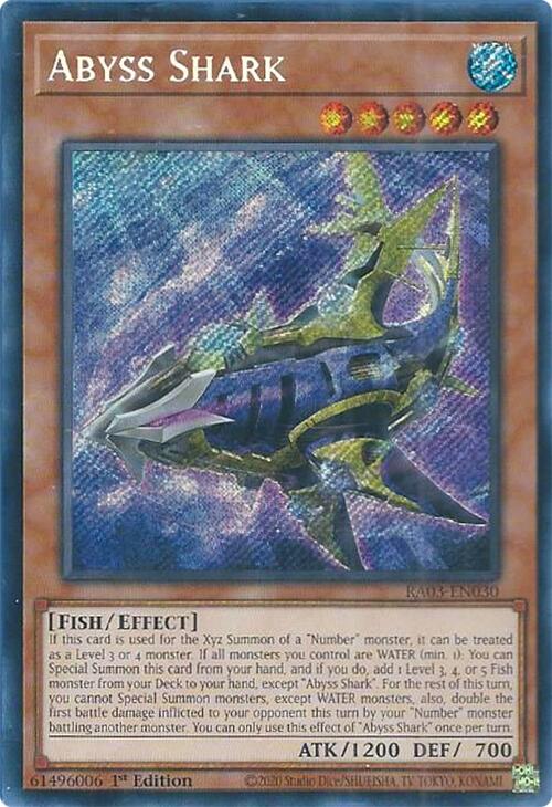 Abyss Shark (Secret Rare) [RA03-EN030] Secret Rare | The Time Vault CA