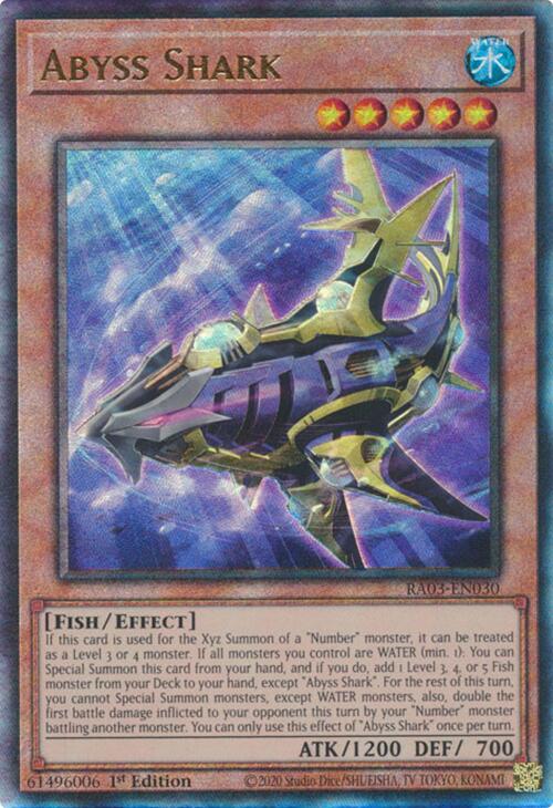 Abyss Shark (UTR) [RA03-EN030] Prismatic Ultimate Rare | The Time Vault CA